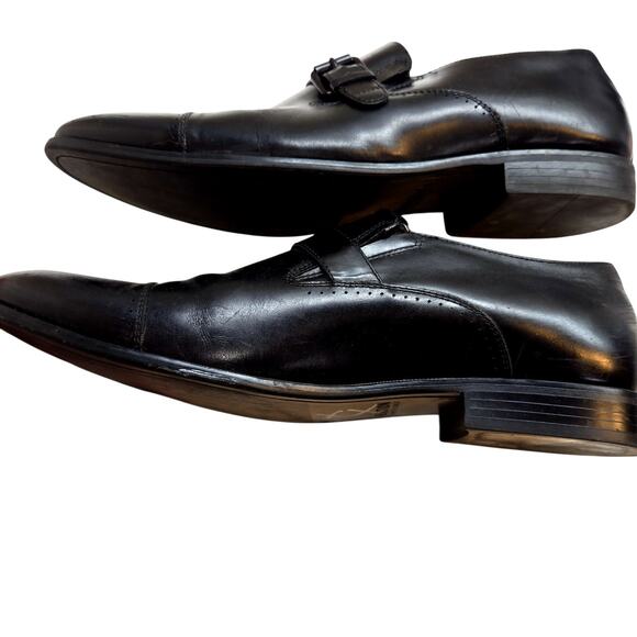 Kenneth Cole Reaction 11.5 Men's Black Dress Shoes 11 1/2 - Picture 4 of 8